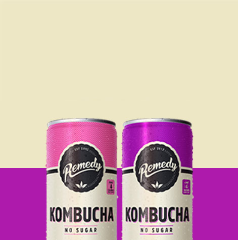 Remedy Kombucha Cans