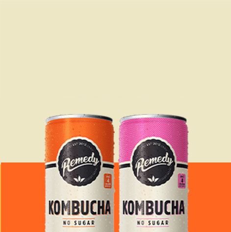 Remedy Kombucha Cans