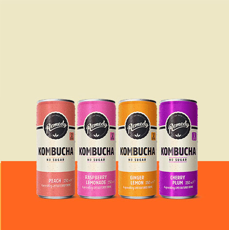 Remedy Kombucha Cans