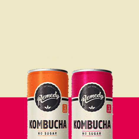 Remedy Kombucha Cans