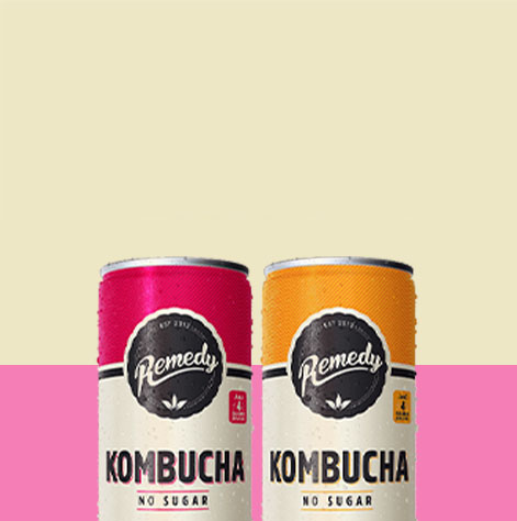 Remedy Kombucha Cans